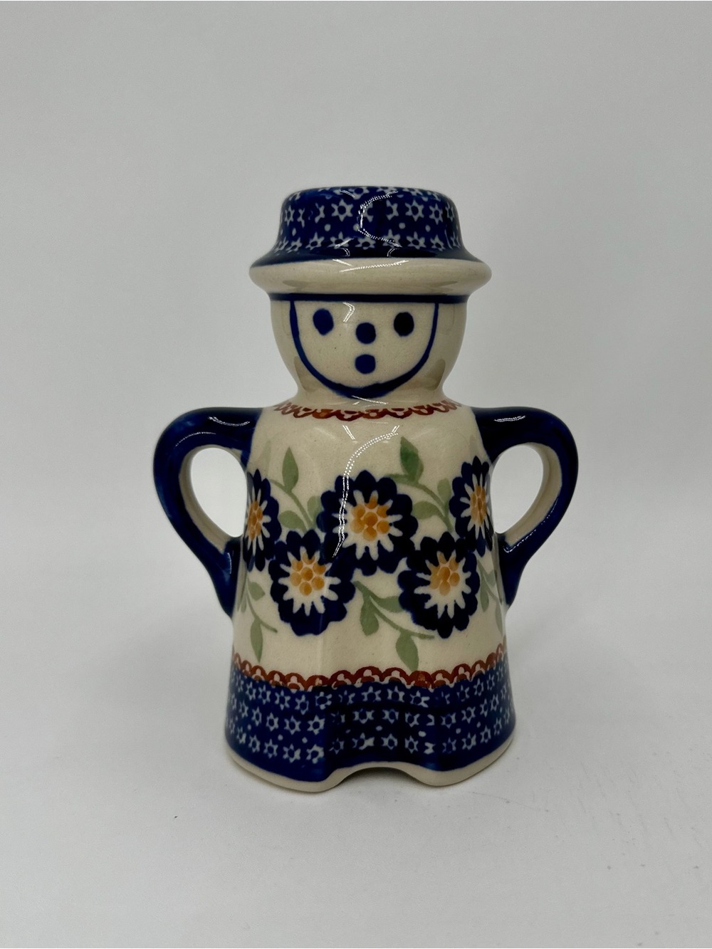 Boleslawiec Polish Pottery Shaker Girl
